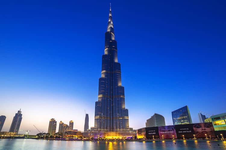 El Burj Khalifa es la atraccion más importante de Dubai