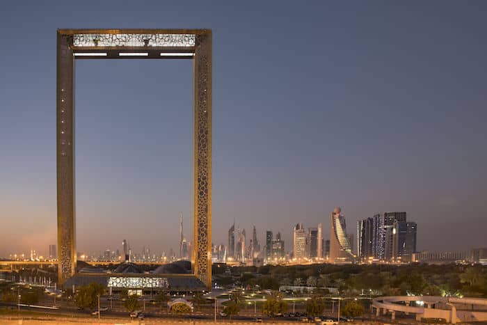 Dubai Frame es una de las cosas que no puedes perderte
