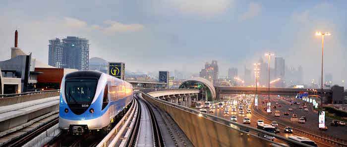 Transporte publico de Dubái: el metro