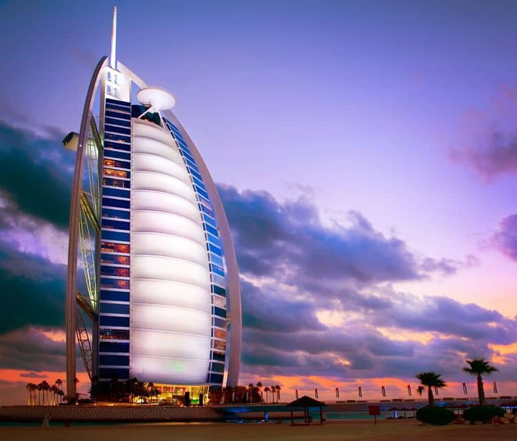 El magnifico Burj al Arab, Dubái