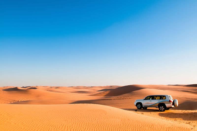 Excursión por el desierto de Abu Dhabi