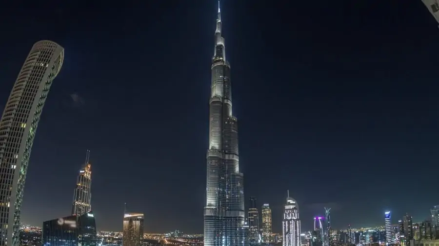 Burj Khalifa de noche