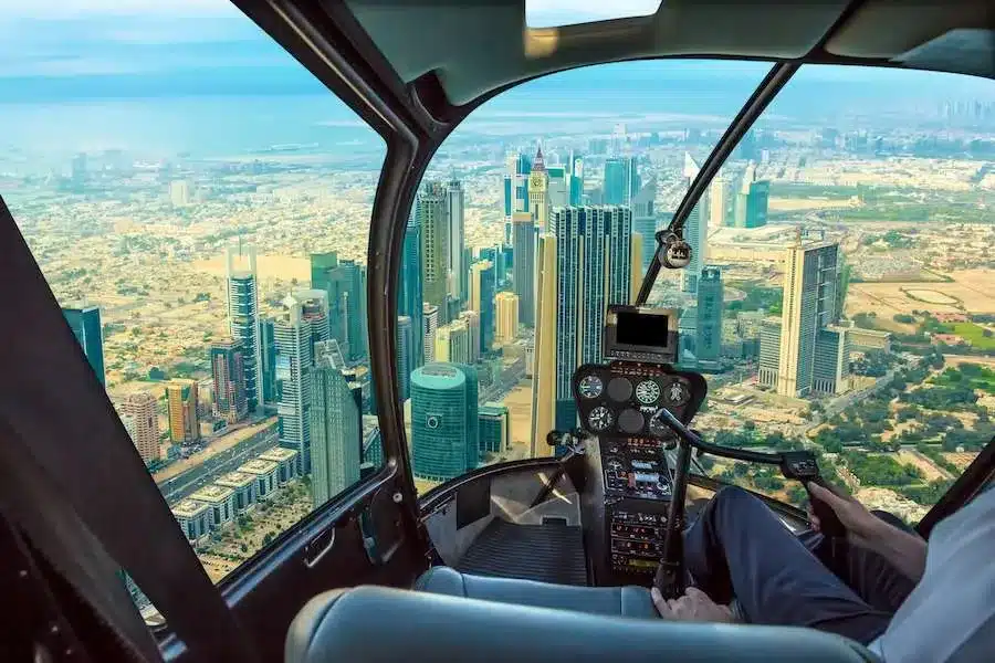 Paseos en helicóptero por Dubái